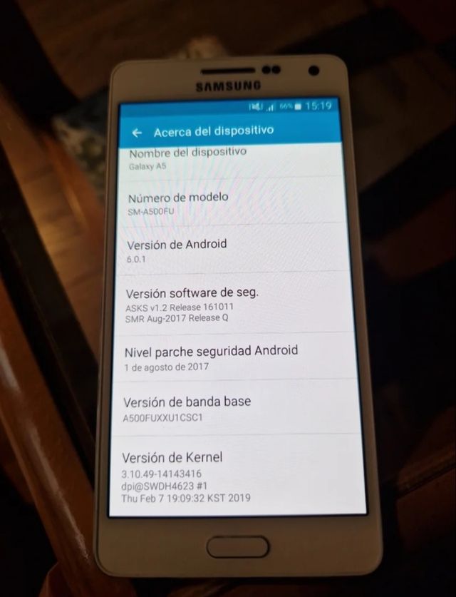 Samsung Galaxy A5 blanco