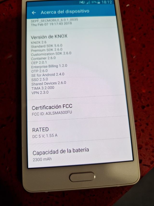 Samsung Galaxy A5 blanco