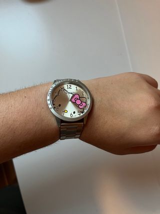 Reloj Hello Kitty - Plata