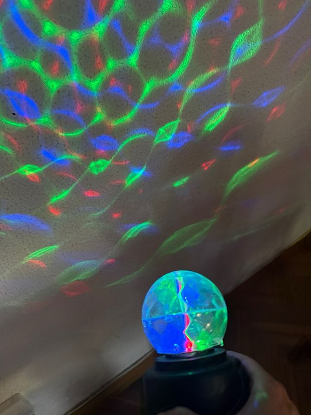 Bola discoteca LED multicolor