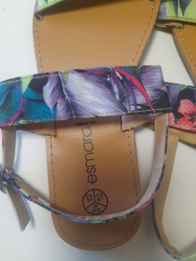 Sandálias Esmara 40 - Multicolor