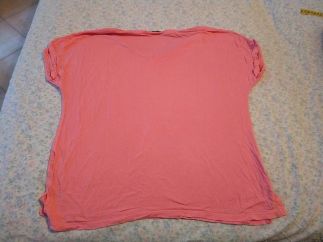 Maglietta rosa manica corta donna