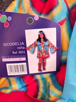 Disfraz Hippie Sicodelia 
