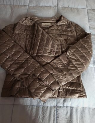 Piumino Alysi- colore tortora