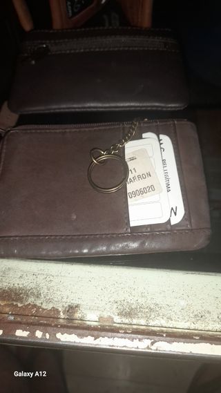 Carteras hombre Piel Marrón