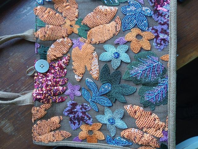 Borsa Esley fiori multicolor