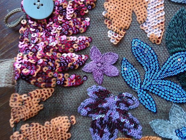 Borsa Esley fiori multicolor