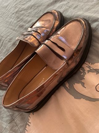 Mocasínes Green Coast Plata - Talla 40