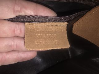 Bolso marrón de ante 