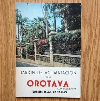 Guía JARDÍN DE ACLIMATACIÓN DE LA OROTAVA