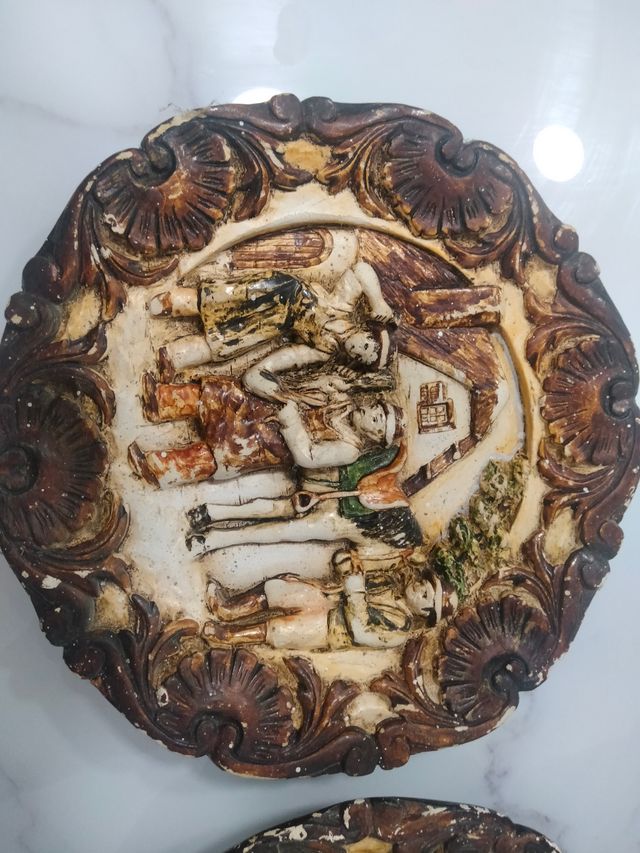 2 Platos decorativos vintage