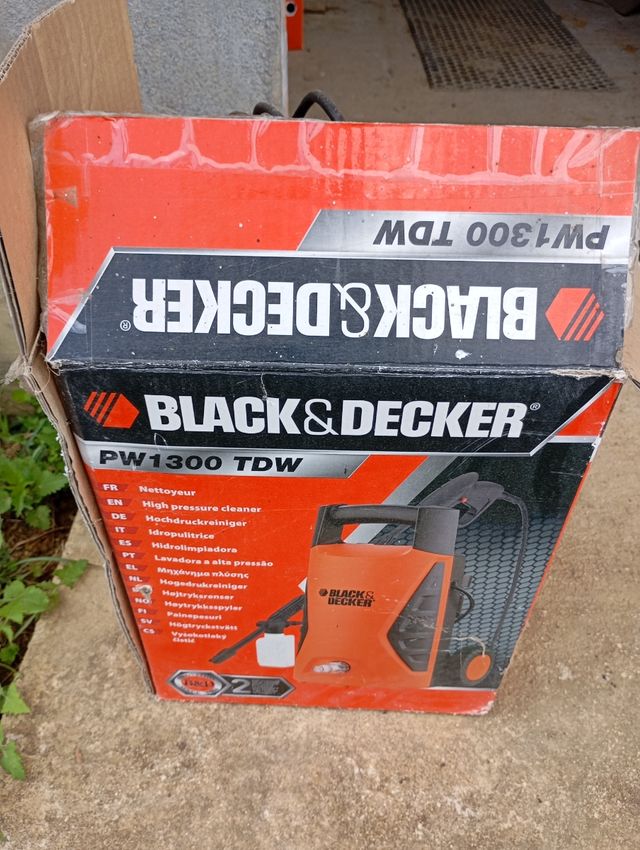 Hidrolavadora Black+Decker PW1500W