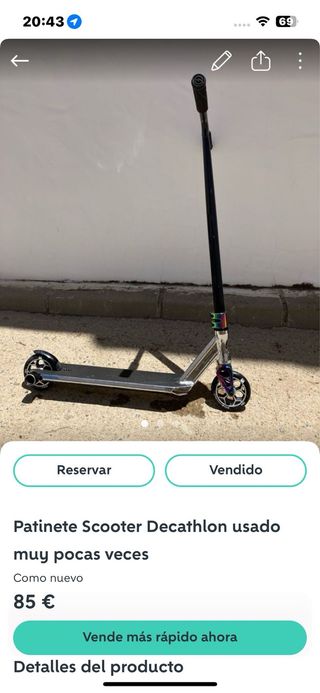 Patinete Oxelo 3.6 usado