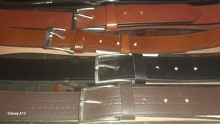 Cinturones cuero hombre - 5 piezas