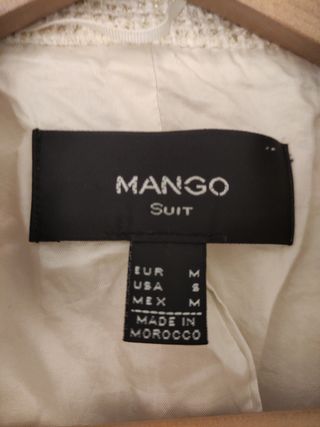 Chaqueta Mango beige