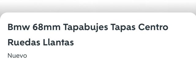 4 Emblemas BMW 68mm - Llantas