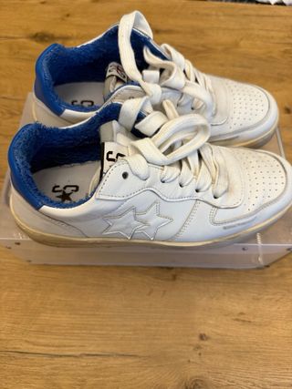 Sneakers - Scarpe Padel pelle bianco / blu