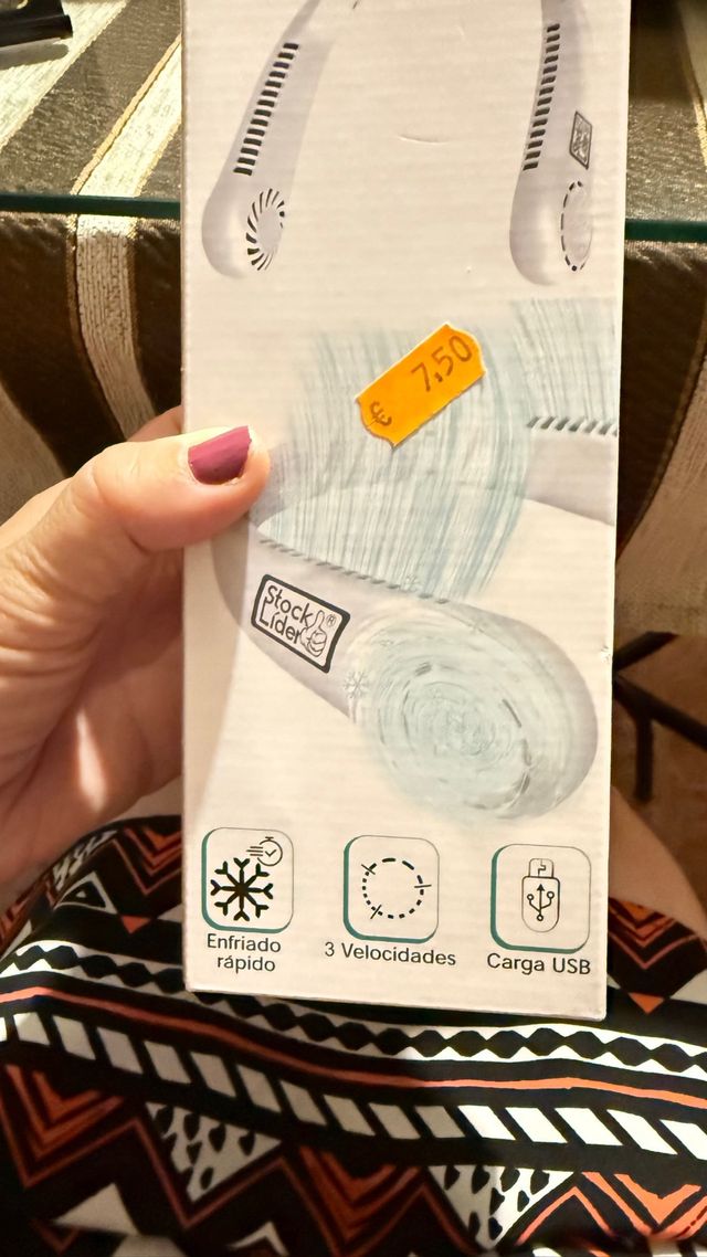 Ventilador cuello Stock Lider - Rosa