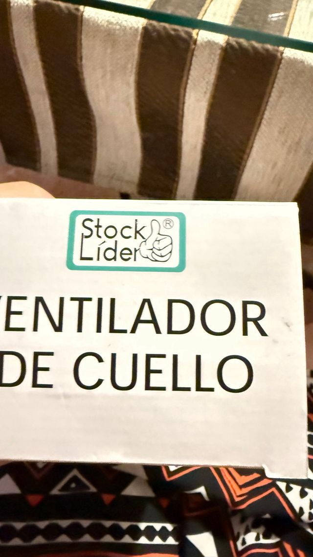 Ventilador cuello Stock Lider - Rosa