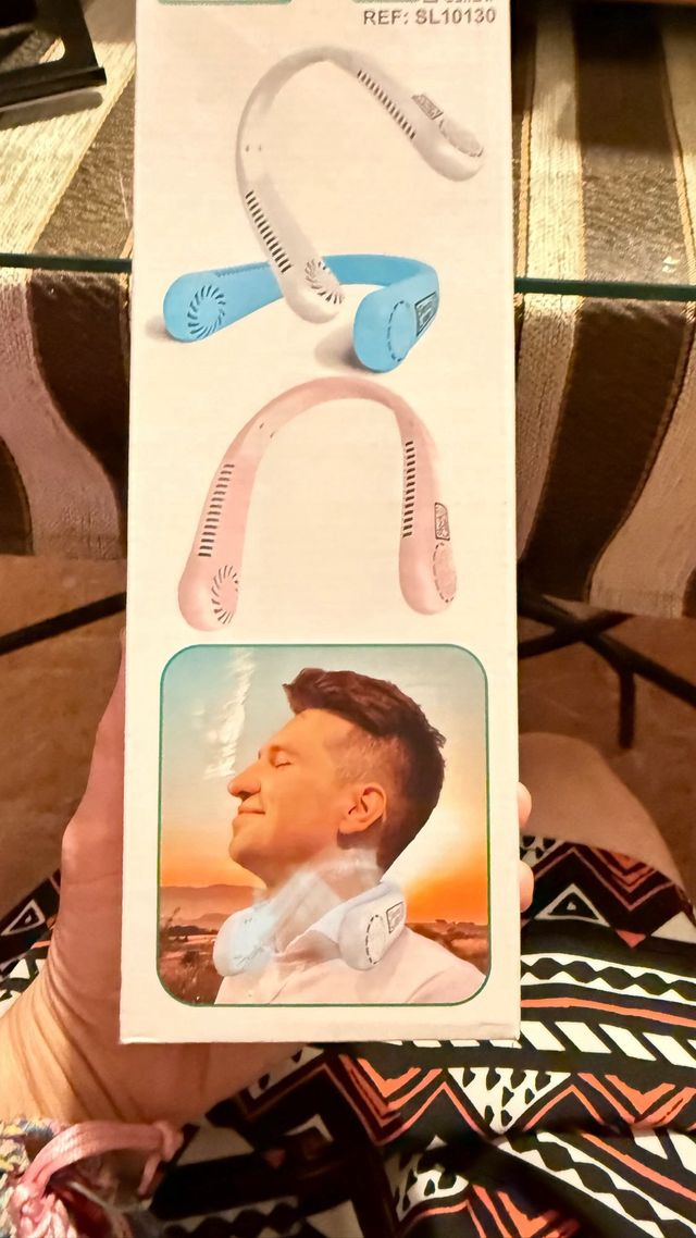 Ventilador cuello Stock Lider - Rosa