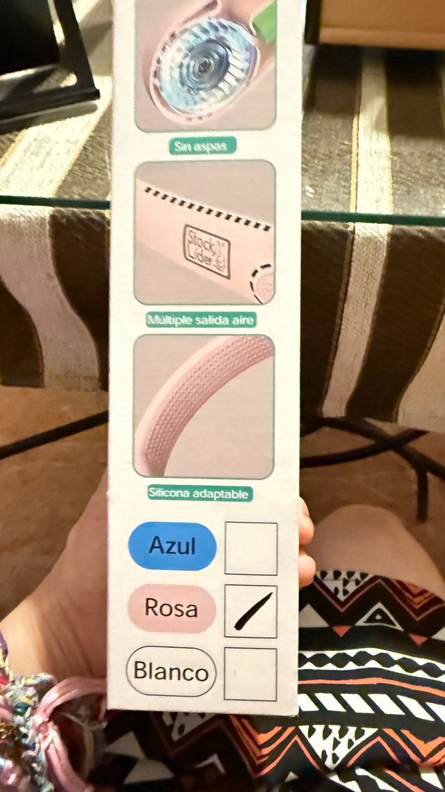 Ventilador cuello Stock Lider - Rosa