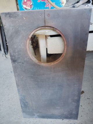 Chapa y frontal de cocina carbón