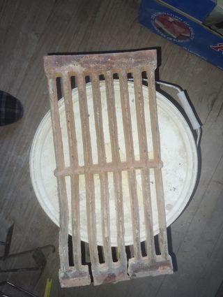 Chapa y frontal de cocina carbón