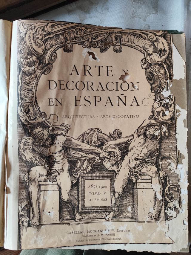 Libros I y IV Arte y Decoración en España