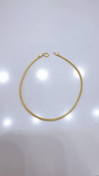 Bracciale oro 18kt 750 maglia milanese