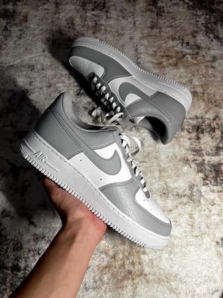 Nike Air Force 1 Gris Lobo Blanco