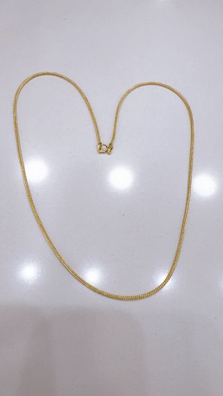 Collana in oro 18kt 750 maglia milanese