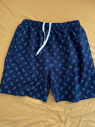 Bañador corto azul marino - anclas