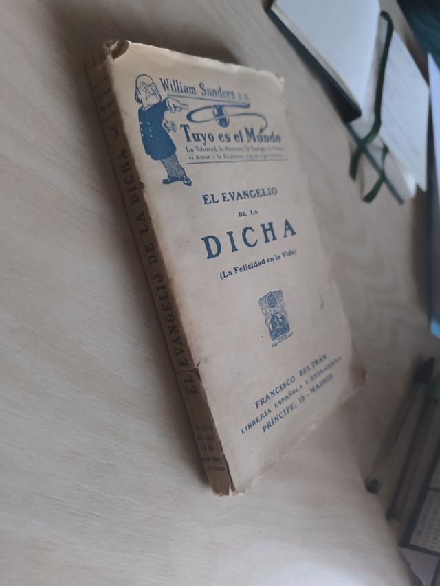 Libro antiguo: El evangelio de la dicha, Sanders