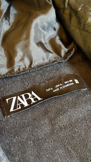 Chaqueta negra Zara - Talla L