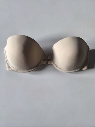 Sujetador sin tirantes - Beige