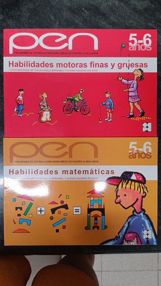 Pack 2 cuadernos estimulación de niños de 5/6 años