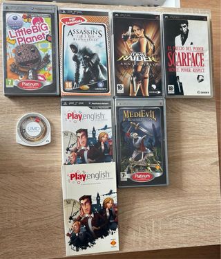 PSP Sony negra - 8 juegos