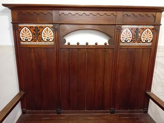 Banco arcón antiguo de madera