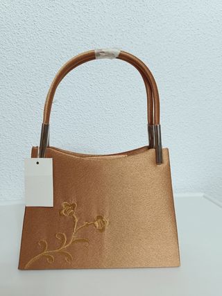 Bolso ceremonia beige