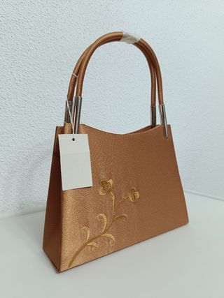 Bolso ceremonia beige