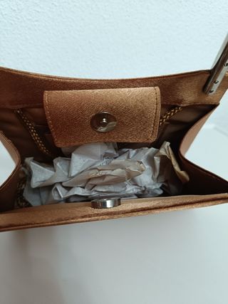 Bolso ceremonia beige