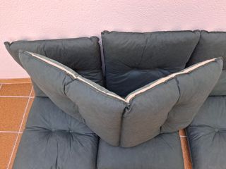 4 Cojines dobles para  sillones de jardín