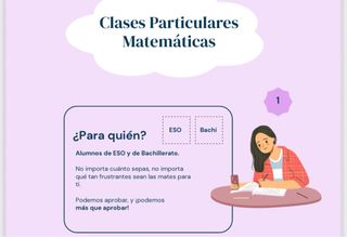 Ingeniera da clases de Matemáticas