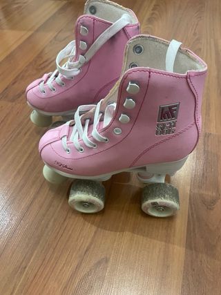 Patines infantiles rosa talla 31