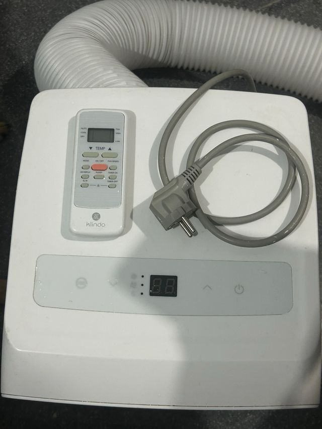 Aire acondicionado portátil klindo blanco