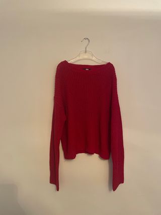 Jersey rojo de punto