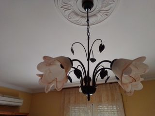 Lámpara techo beige - gris