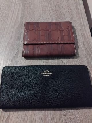 Distintas carteras de marca CarolinaHerrrera ect.