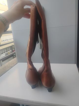 Botas Marrón Piel - Talla 37