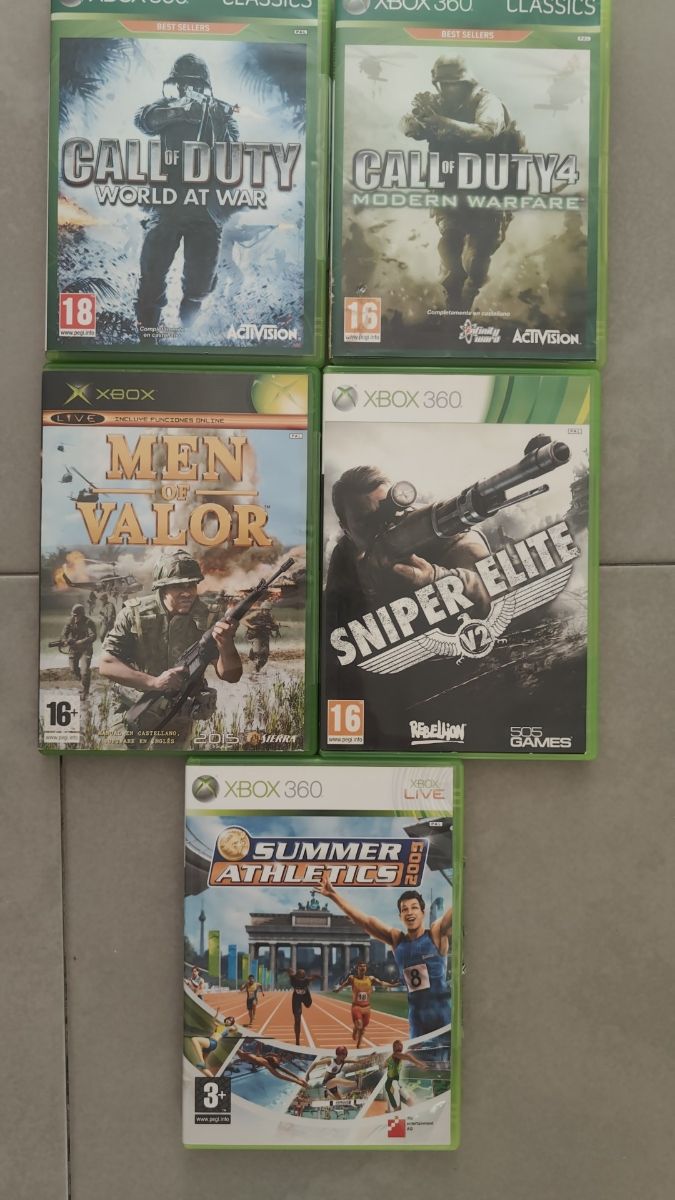 Imagen de 5 Juegos Xbox 360 - Acción & Deportes